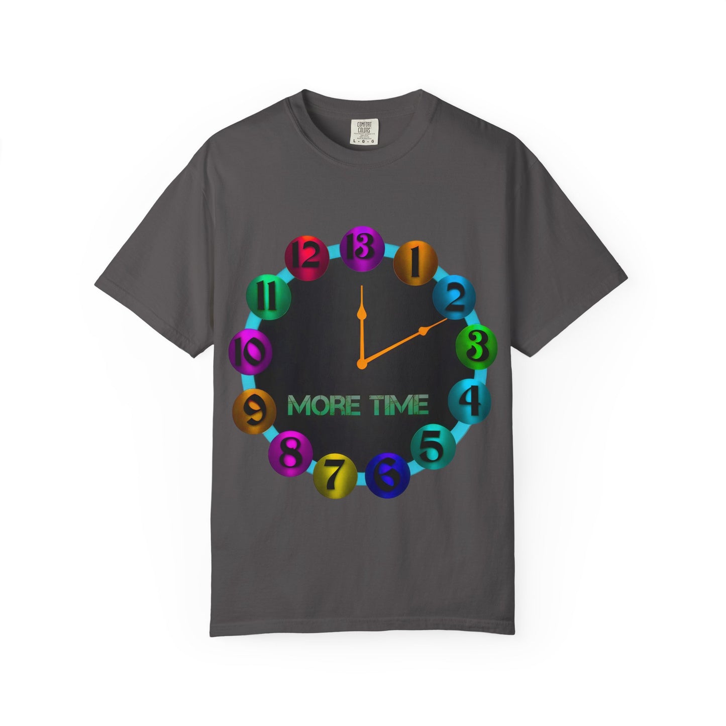 Garment-Dyed T-shirt - MORE TIME Graphic Tee