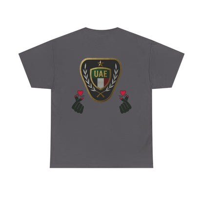 UAE Pride Unisex Heavy Cotton Tee, Pride T-Shirt, Abu Dhabi Gift, National Day Apparel, LGBTQ+ Support Tee, Casual Wear