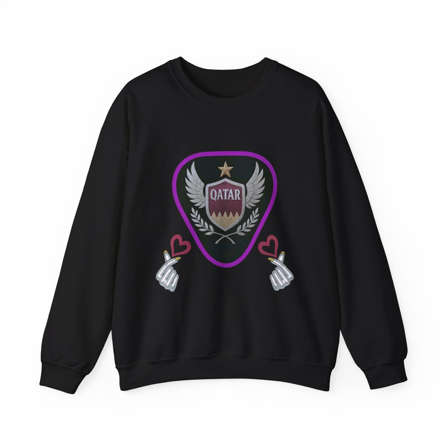Qatar Pride Crewneck Sweatshirt, Unisex Casual Style, Perfect Gift for Sports Fans, Birthday or National Day Celebration, Cozy [...]