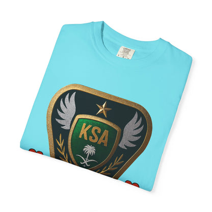 KSA Emblem Unisex T-Shirt, Casual Tee, Gift for Her/Him, Funny Shirt, Everyday Wear, Unique Graphic Top