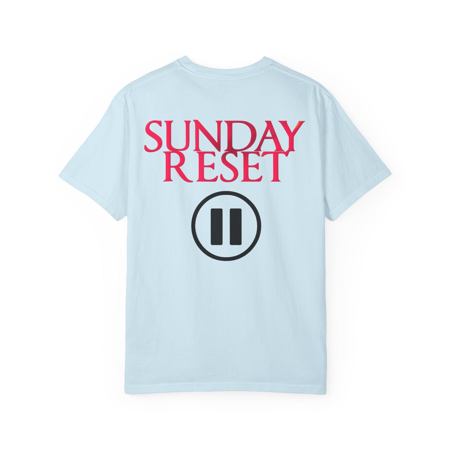 T-Shirt Sunday Reset Unisex Garment-Dyed