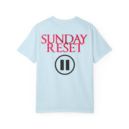 T-Shirt Sunday Reset Unisex Garment-Dyed