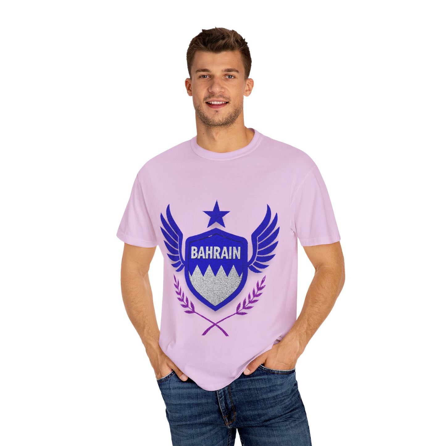 Bahrain Wings T-shirt - Casual Wear, Gift for Travelers, Sports Enthusiasts, Souvenirs, Unique Gift Idea