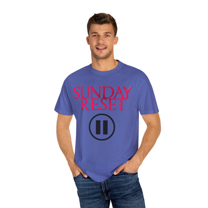 T-Shirt Sunday Reset Unisex Garment-Dyed