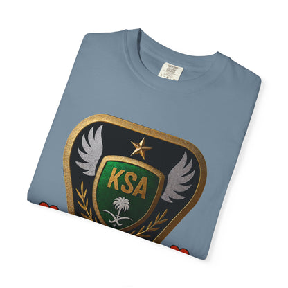 KSA Emblem Unisex T-Shirt, Casual Tee, Gift for Her/Him, Funny Shirt, Everyday Wear, Unique Graphic Top