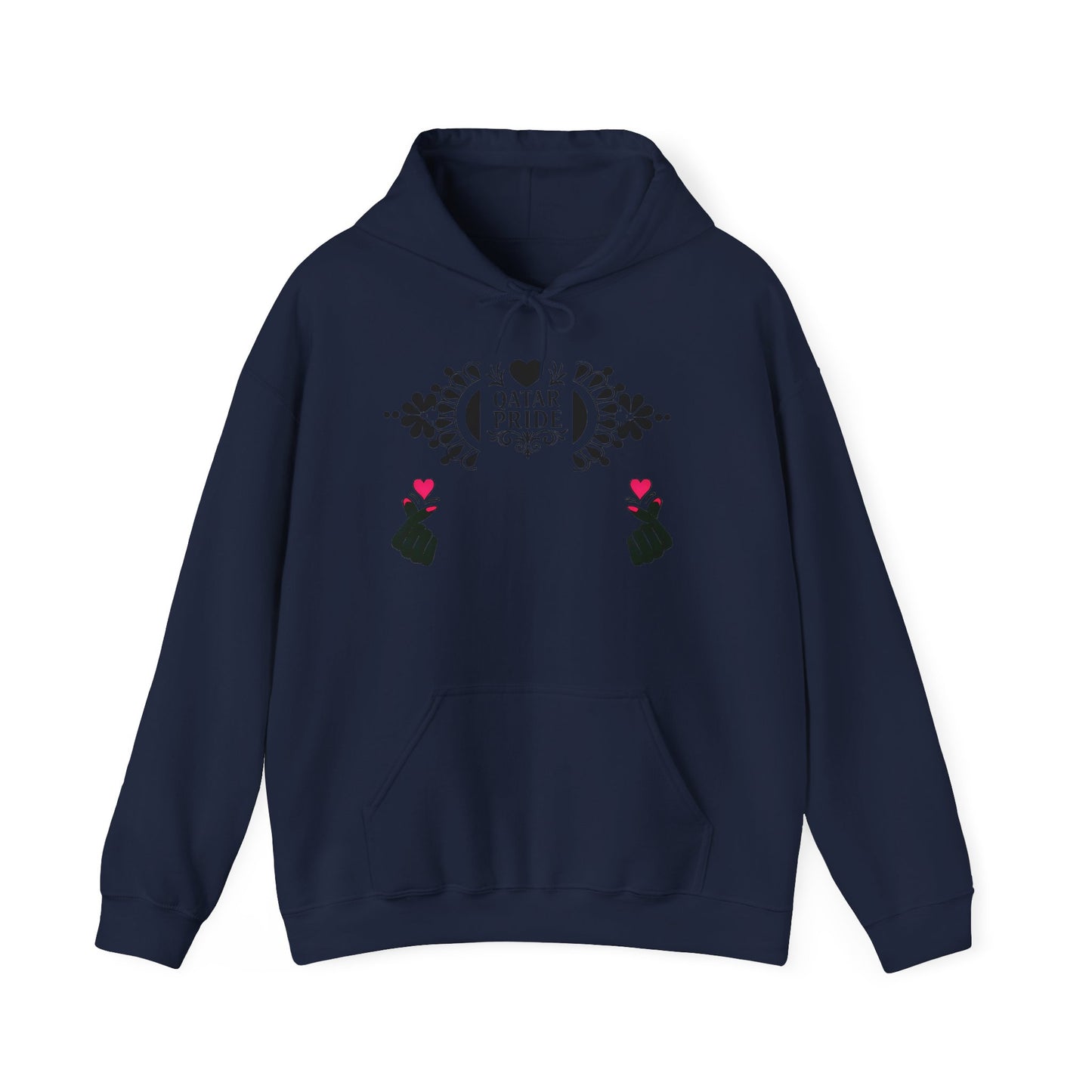Pride Hooded Sweatshirt, Unisex  Qatar Pride Sweatshirt, Pride Gift, Festival Clothing