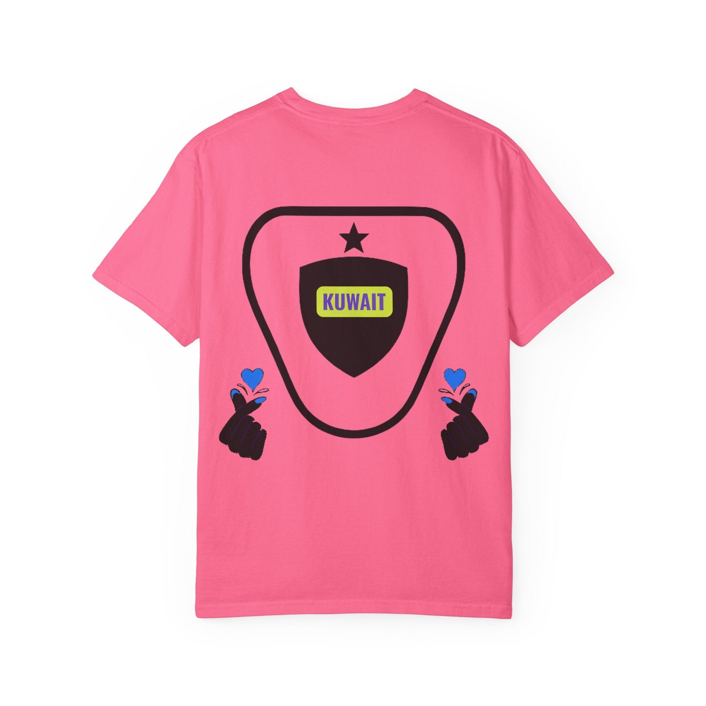 Garment-Dyed T-shirt - Kuwait Lover Graphic Tee