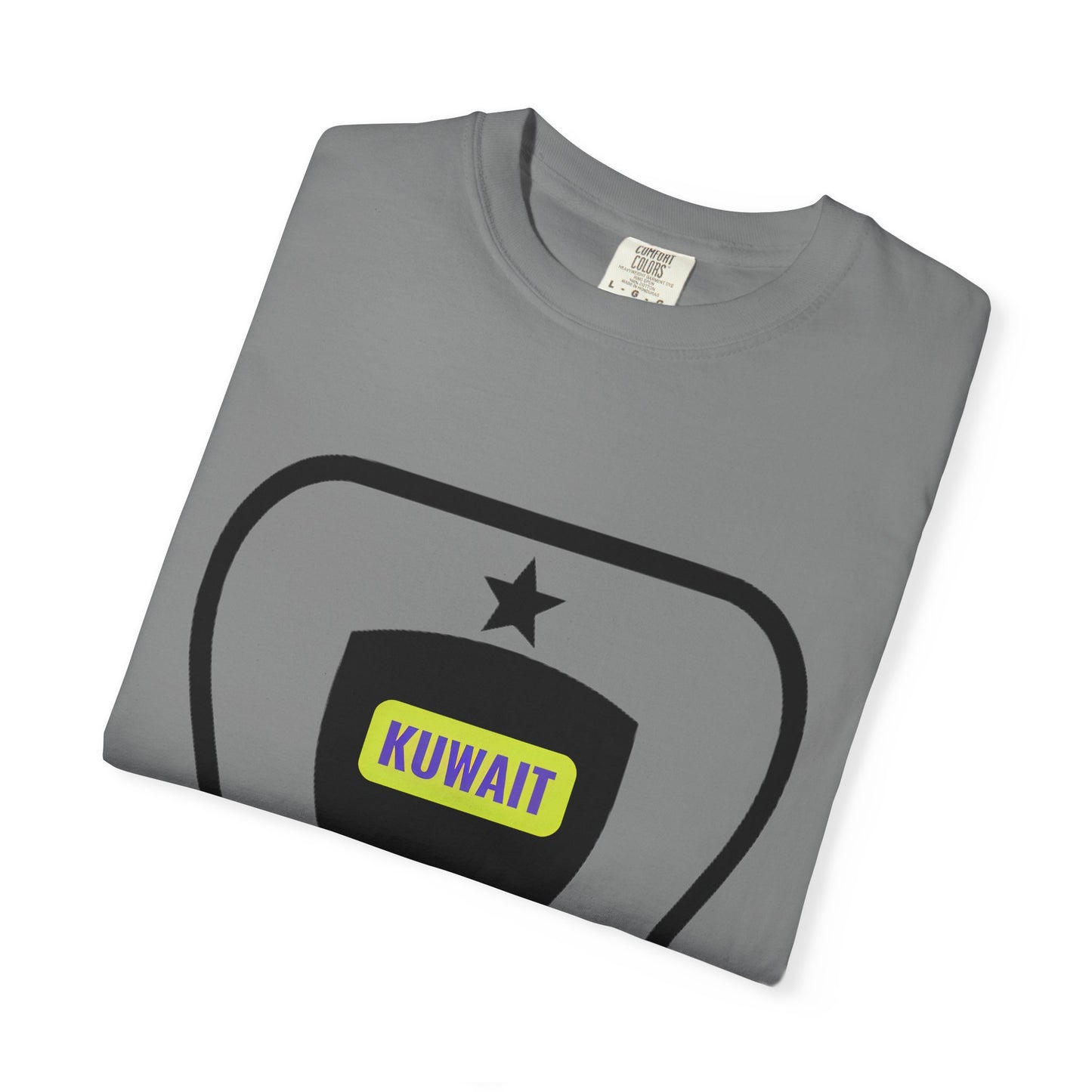 Garment-Dyed T-shirt - Kuwait Lover Graphic Tee
