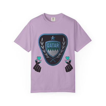 Qatar Pride Unisex T-Shirt, Casual Wear, Sports Event Shirt, Travel Souvenir, Gift for Fans