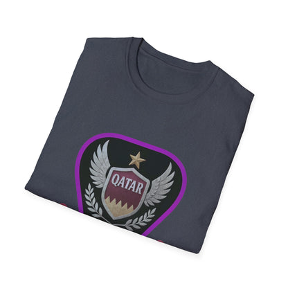 Qatar Pride Unisex Softstyle T-Shirt, Casual Wear, Sports Apparel, Gift for Fans, Travel Souvenir, Unique Design