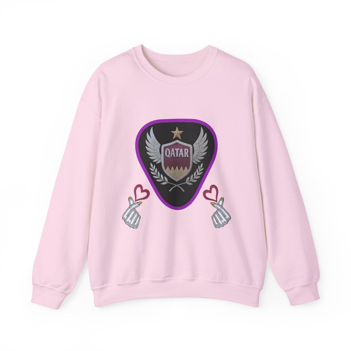 Qatar Pride Crewneck Sweatshirt, Unisex Casual Style, Perfect Gift for Sports Fans, Birthday or National Day Celebration, Cozy [...]