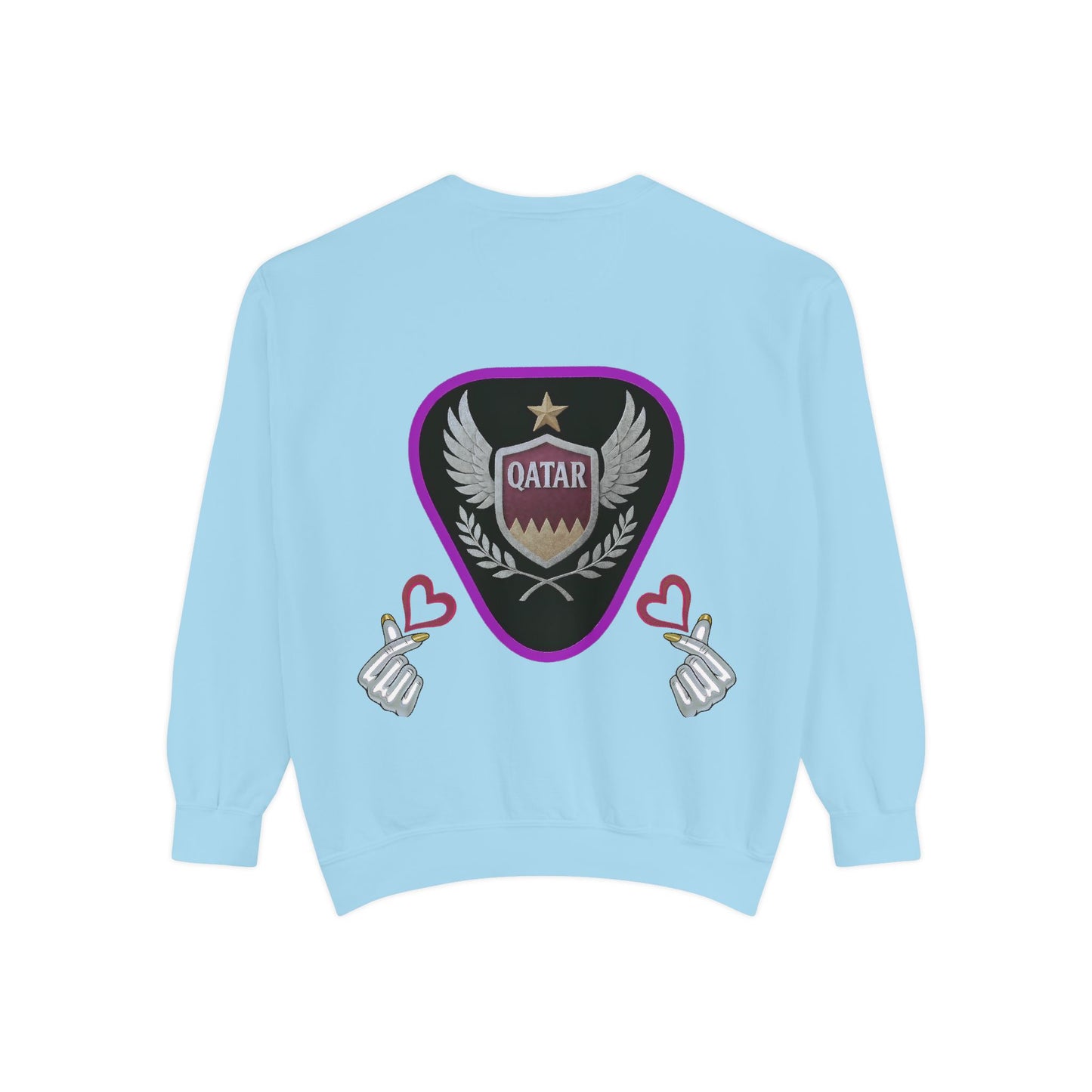 Qatar-Inspired Unisex Sweatshirt, Cozy Gift for Sports Fans, Stylish Casualwear, Travel Apparel, Souvenir from Qatar