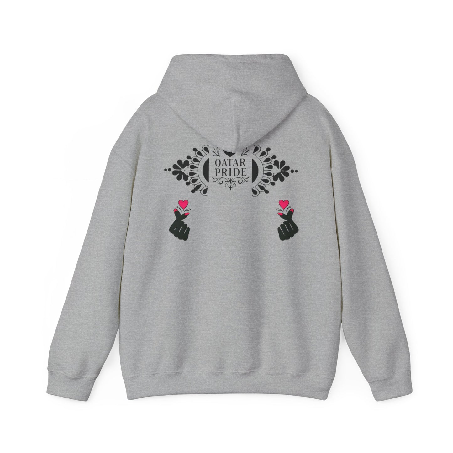 Pride Hooded Sweatshirt, Unisex  Qatar Pride Sweatshirt, Pride Gift, Festival Clothing