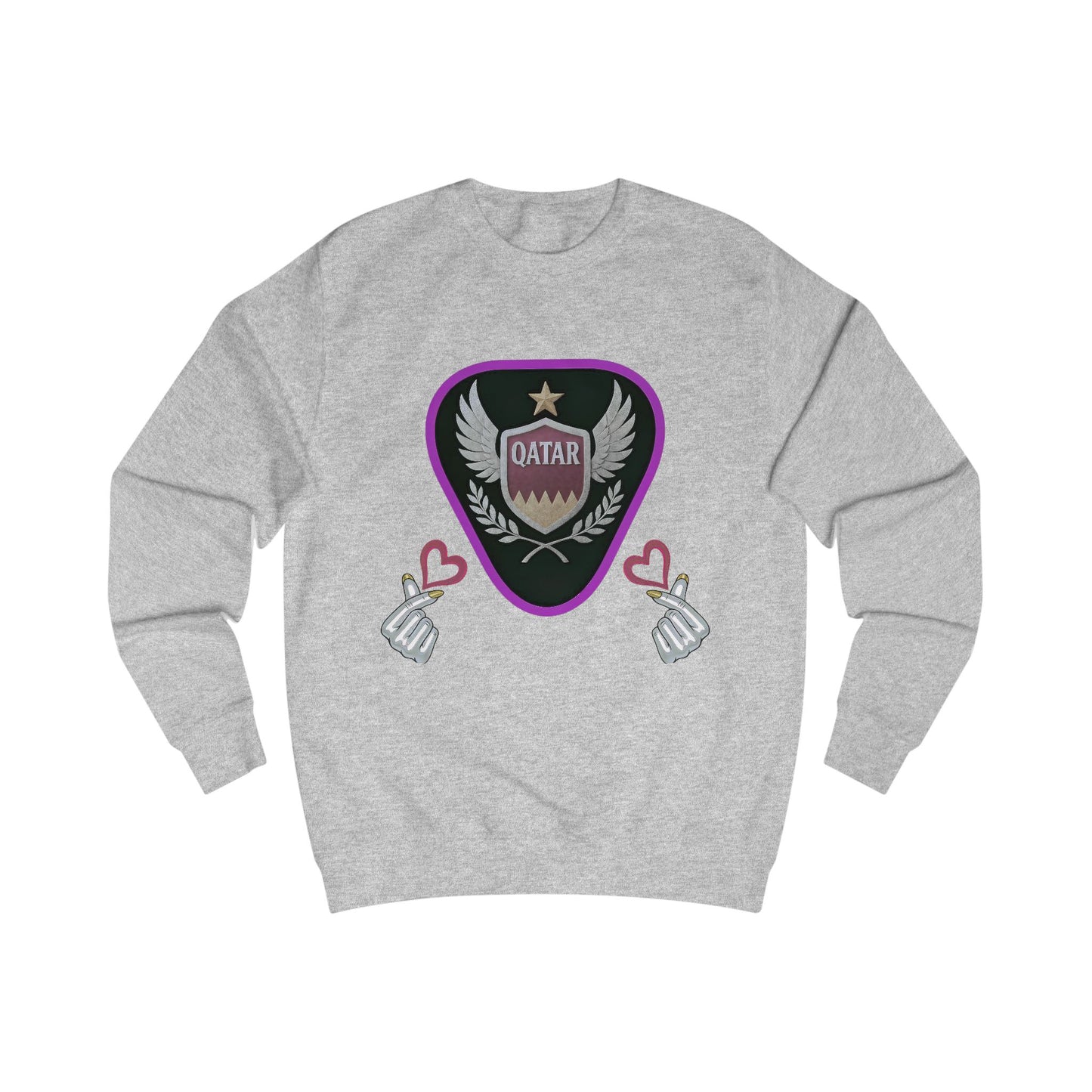 Stylish Qatar Sweatshirt for Fans, Unisex Cozy Apparel for Sports Lovers, Perfect Gift for Holidays & Events, Trendy Graphic Sweater, [...]