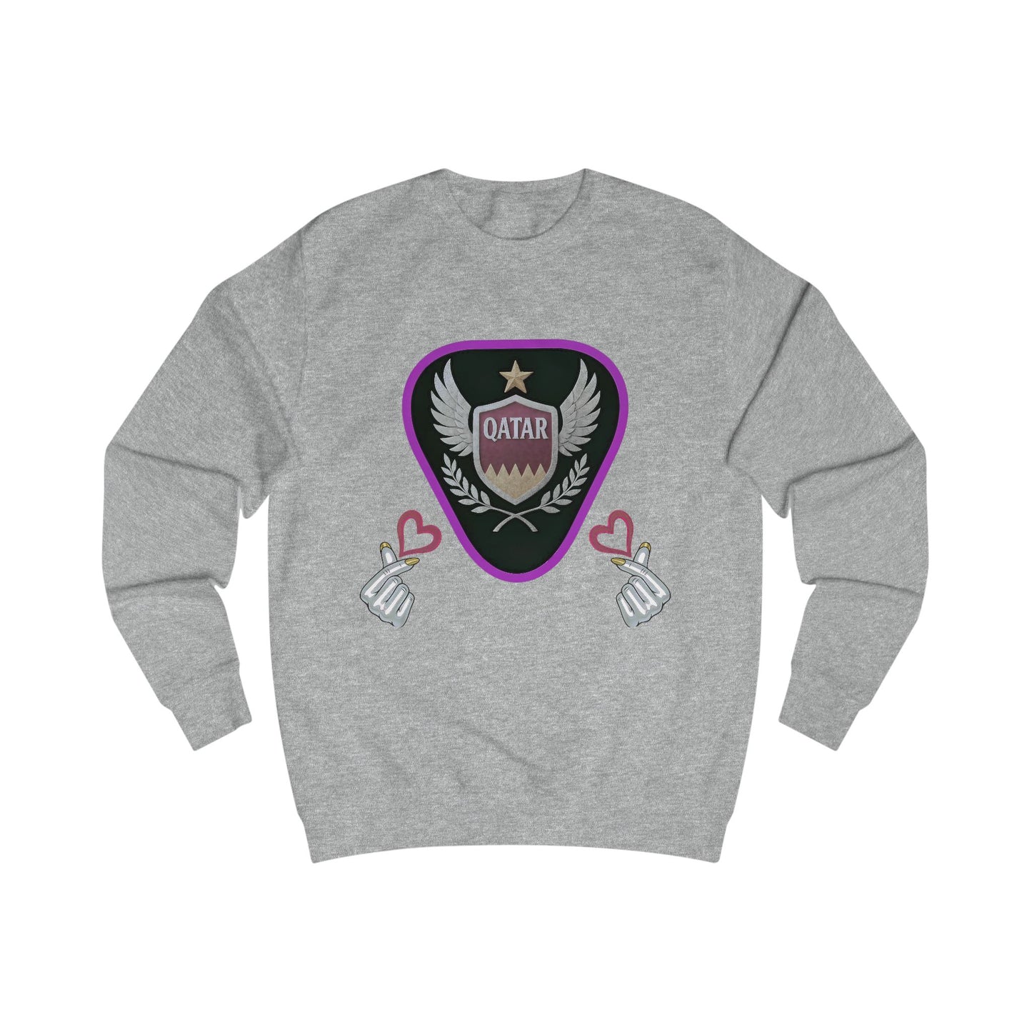 Stylish Qatar Sweatshirt for Fans, Unisex Cozy Apparel for Sports Lovers, Perfect Gift for Holidays & Events, Trendy Graphic Sweater, [...]