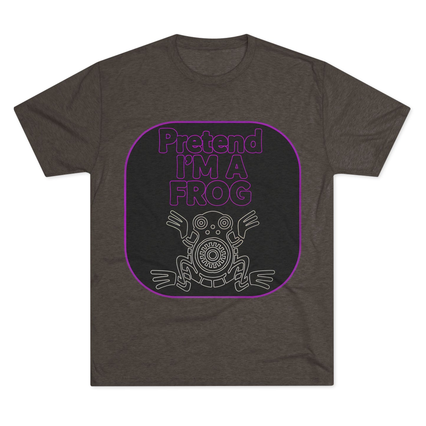 Funny Frog Unisex Tee - Pretend I Am a Frog Design