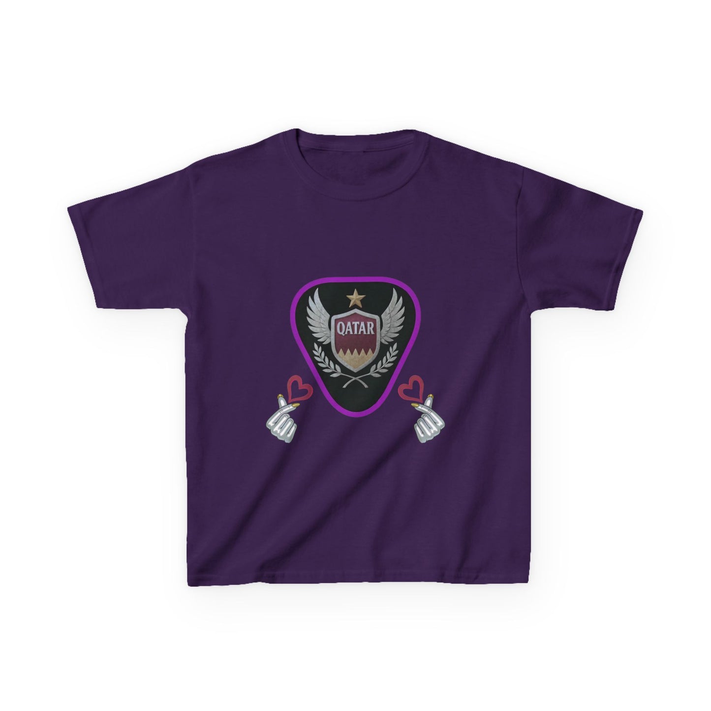 Kids' Fun Graphic Tee, Casual Kids T-Shirt, Cute Kids Top, Qatar Themed Shirt, Gift for Young Fans