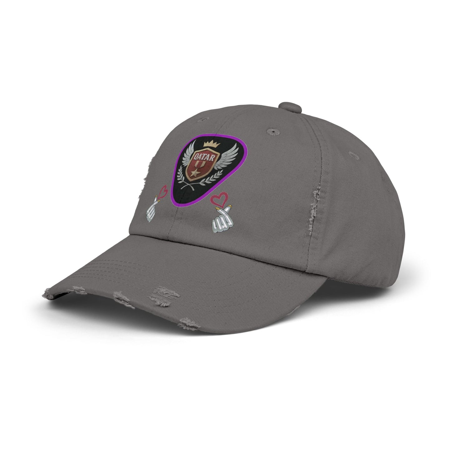 Cap Qatar Love - Unisex Distressed