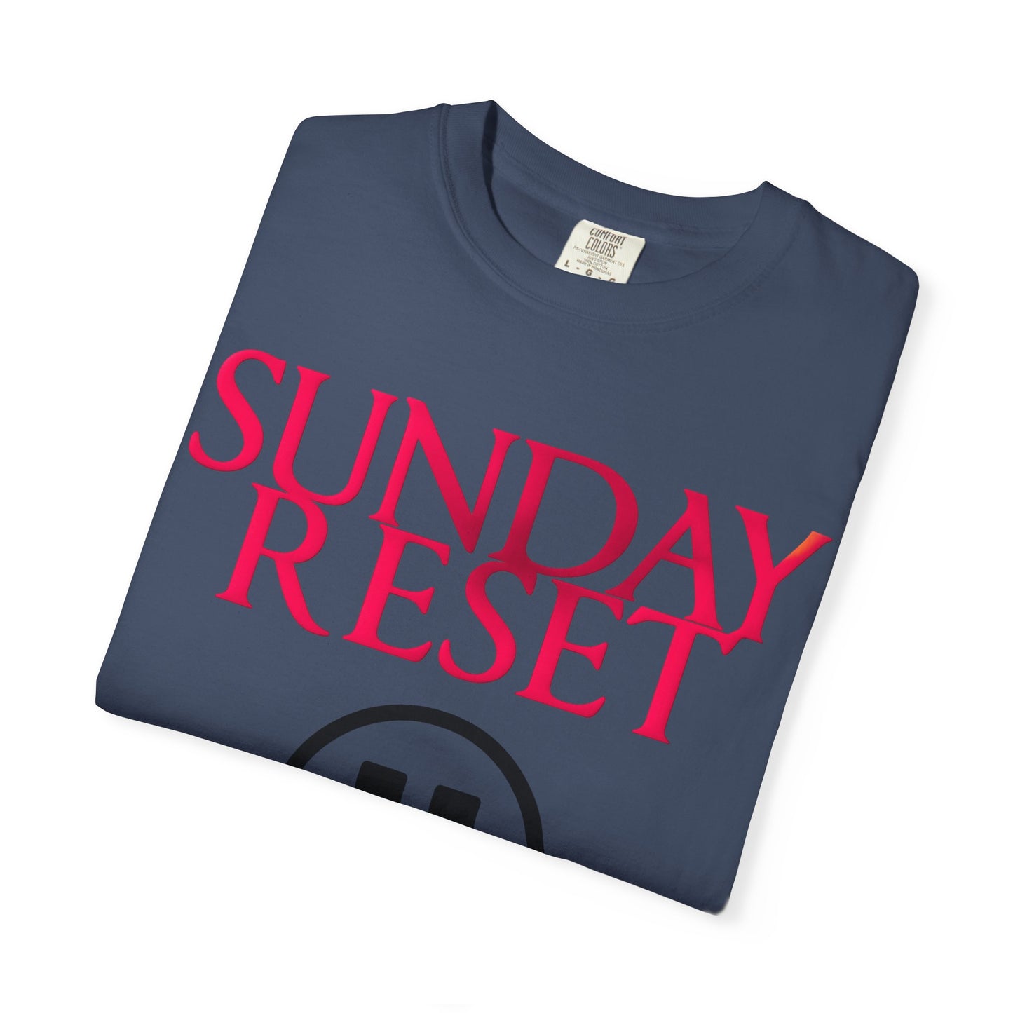 T-Shirt Sunday Reset Unisex Garment-Dyed