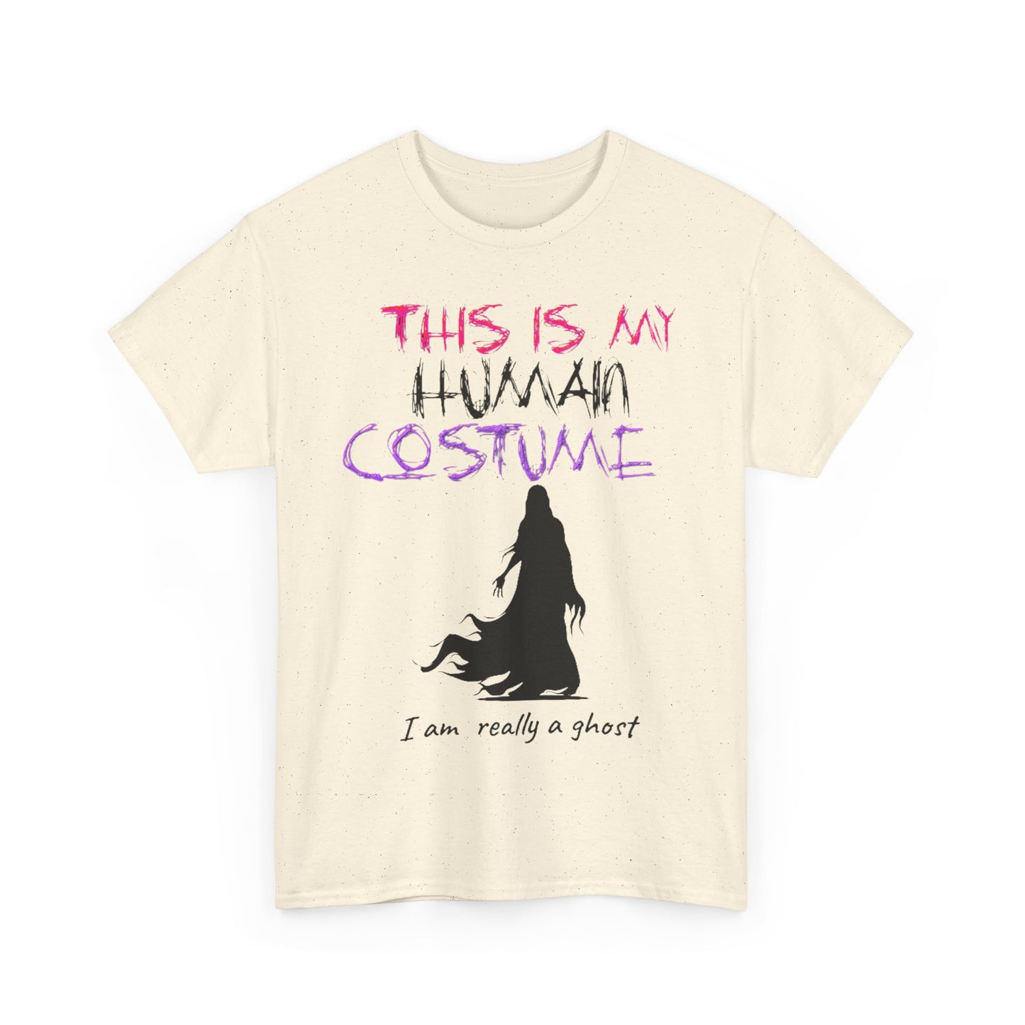 Cotton Tee - 'THIS IS MY HUMAN COSTUME'