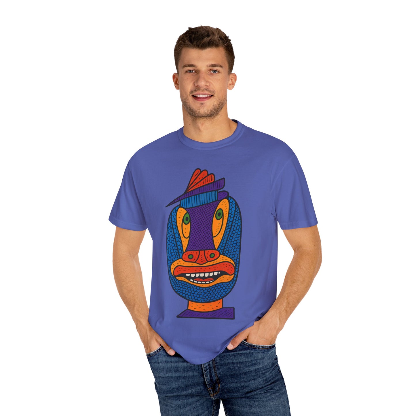 Colorful Unisex Graphic Tee, Unique Art Tee, Casual Wear, Gift for Art Lovers, Everyday T-shirt, Fun Expression T-shirt