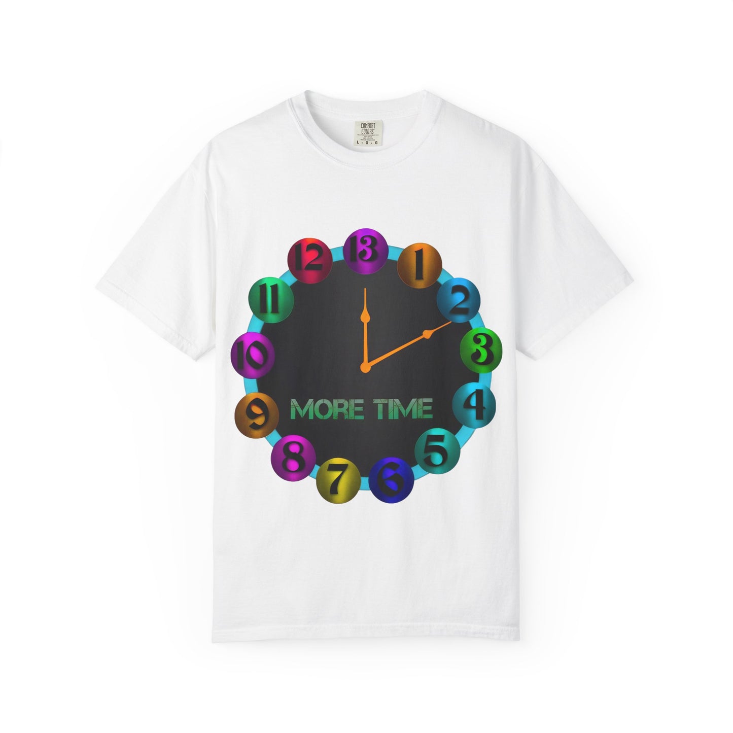 Garment-Dyed T-shirt - MORE TIME Graphic Tee