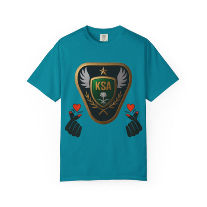 KSA Emblem Unisex T-Shirt, Casual Tee, Gift for Her/Him, Funny Shirt, Everyday Wear, Unique Graphic Top
