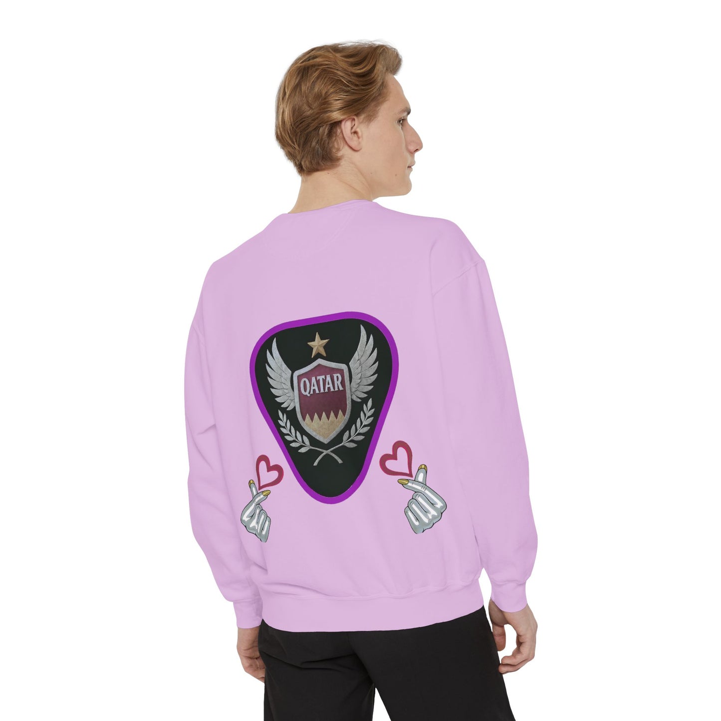 Qatar-Inspired Unisex Sweatshirt, Cozy Gift for Sports Fans, Stylish Casualwear, Travel Apparel, Souvenir from Qatar