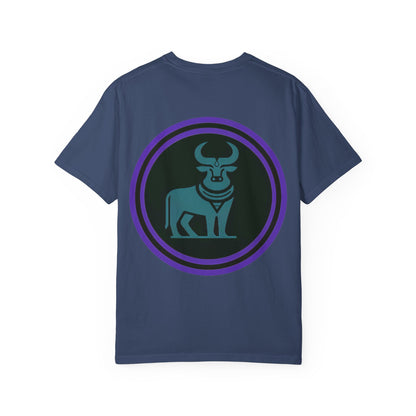 FISH BONE AND BULLS T-Shirt - Vintage Unisex Garment-Dyed Tee