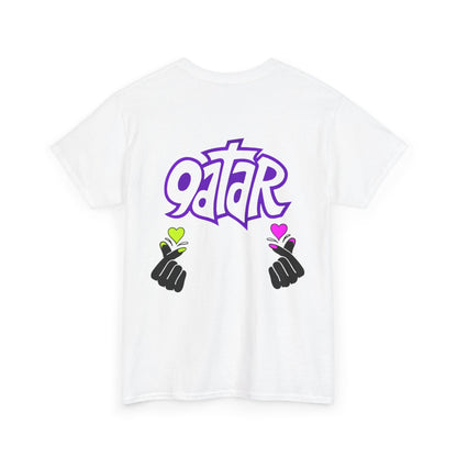 qatar pride tee,qatar love tee,qatar in heart tee