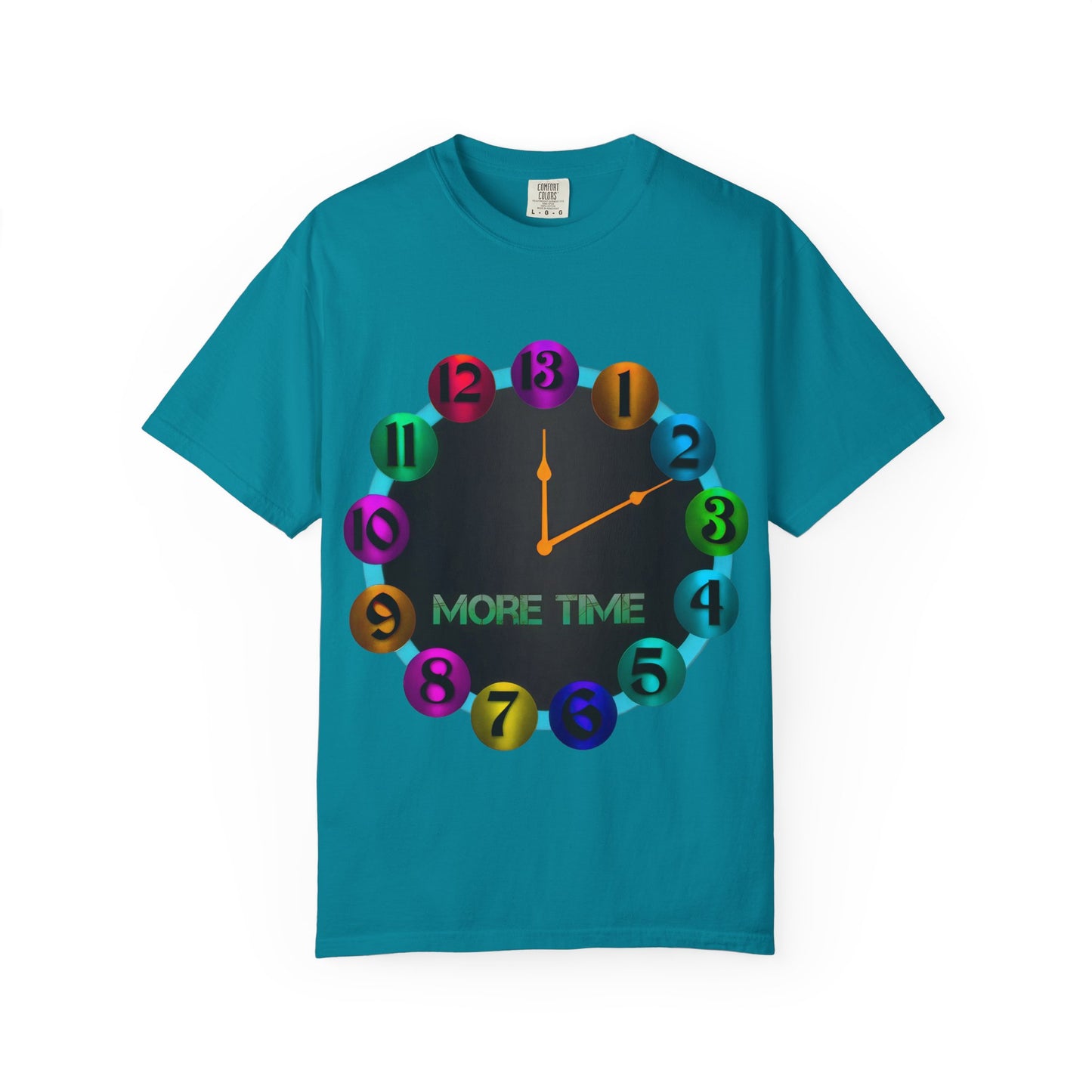 Garment-Dyed T-shirt - MORE TIME Graphic Tee