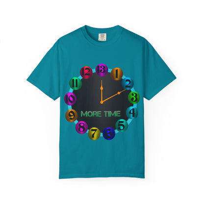 Garment-Dyed T-shirt - MORE TIME Graphic Tee