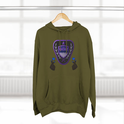 Fleece Hoodie - Qatar Love Design