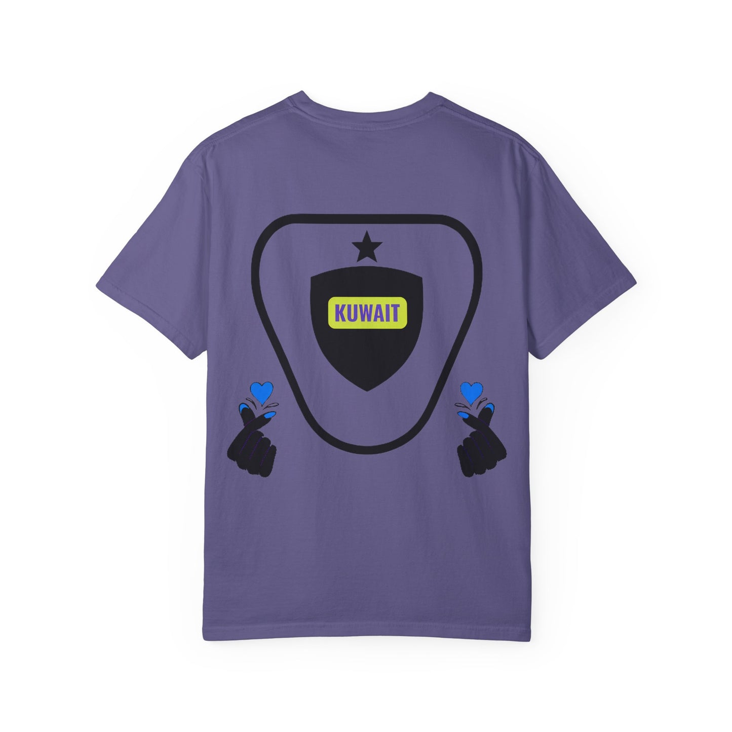Garment-Dyed T-shirt - Kuwait Lover Graphic Tee
