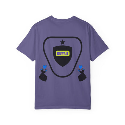 Garment-Dyed T-shirt - Kuwait Lover Graphic Tee