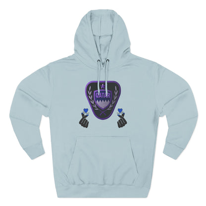 Fleece Hoodie - Qatar Love Design