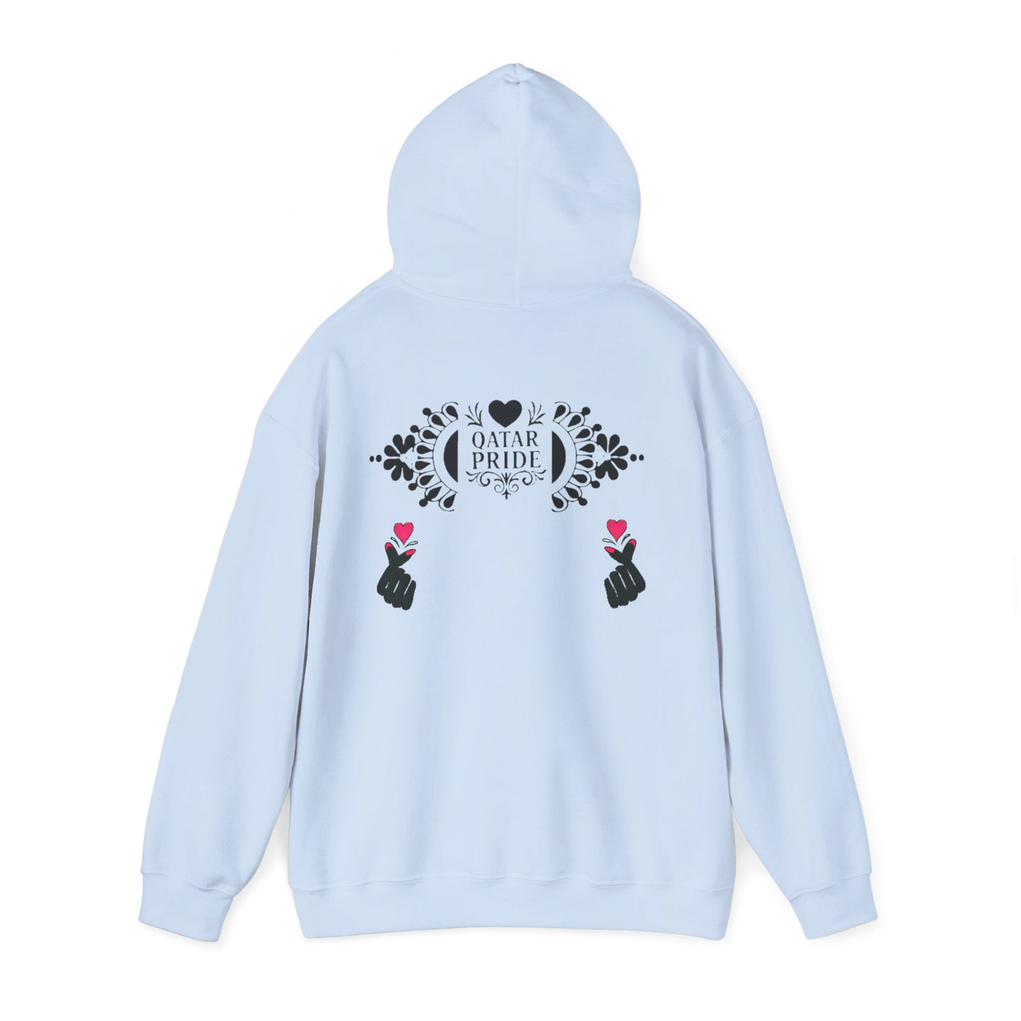 Pride Hooded Sweatshirt, Unisex  Qatar Pride Sweatshirt, Pride Gift, Festival Clothing