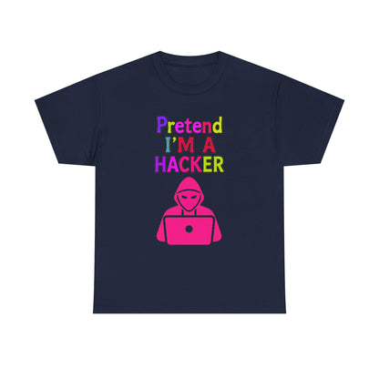 Pretend I'm a Hacker Tee, Fun Unisex Heavy Cotton Tee, Geeky Gift for Coders, Computer Lovers Shirt, Casual Everyday Wear, Unique [...]