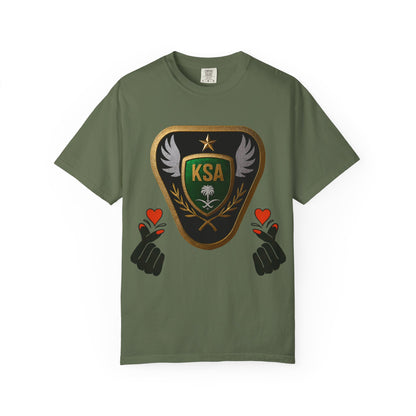 KSA Emblem Unisex T-Shirt, Casual Tee, Gift for Her/Him, Funny Shirt, Everyday Wear, Unique Graphic Top