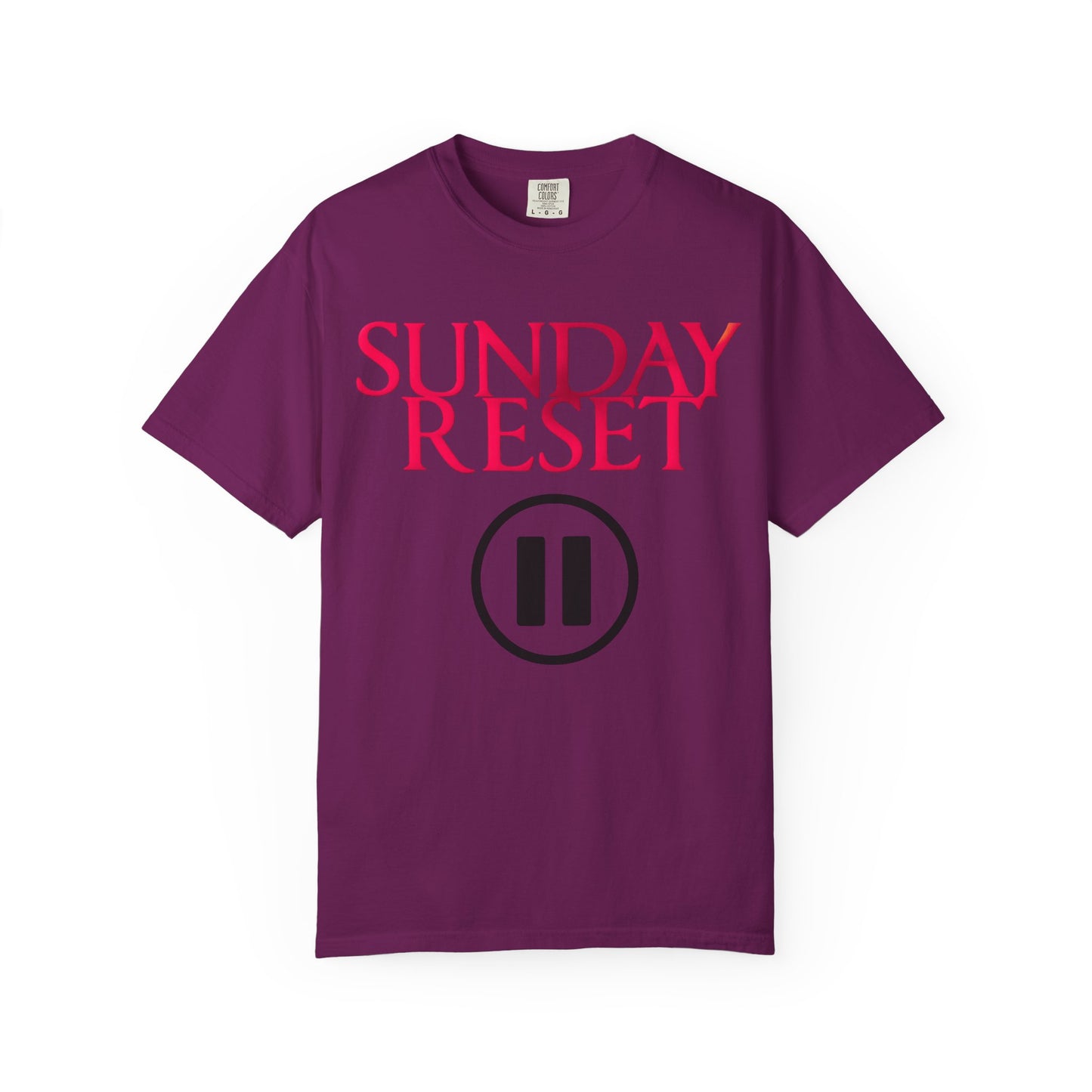 T-Shirt Sunday Reset Unisex Garment-Dyed