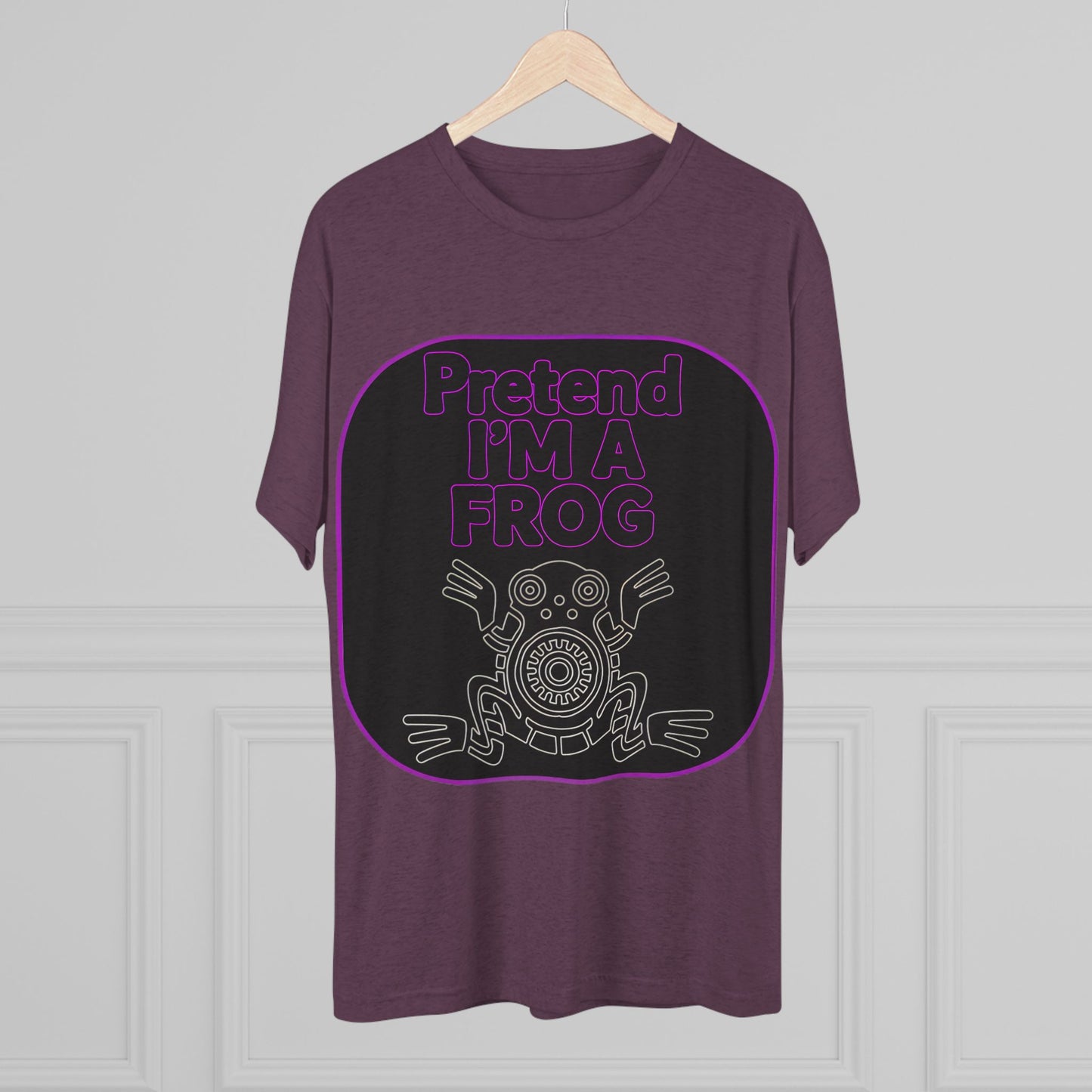 Funny Frog Unisex Tee - Pretend I Am a Frog Design
