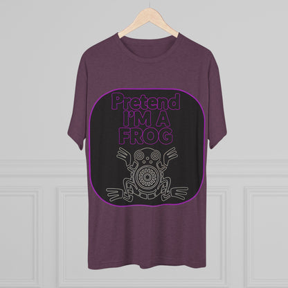 Funny Frog Unisex Tee - Pretend I Am a Frog Design