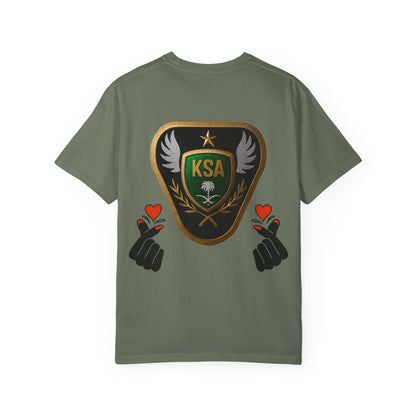 KSA Emblem Unisex T-Shirt, Casual Tee, Gift for Her/Him, Funny Shirt, Everyday Wear, Unique Graphic Top