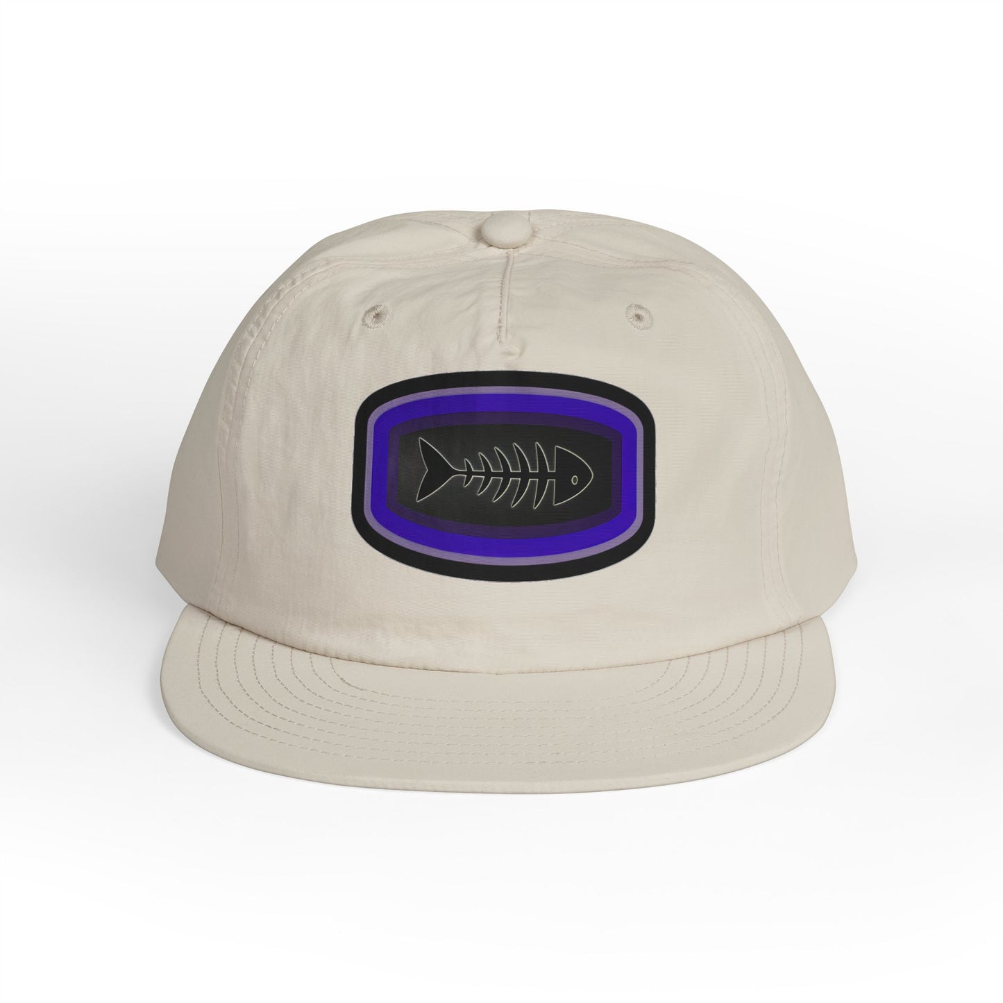 Surf Cap - Fish Skeleton Design