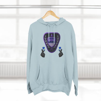 Fleece Hoodie - Qatar Love Design