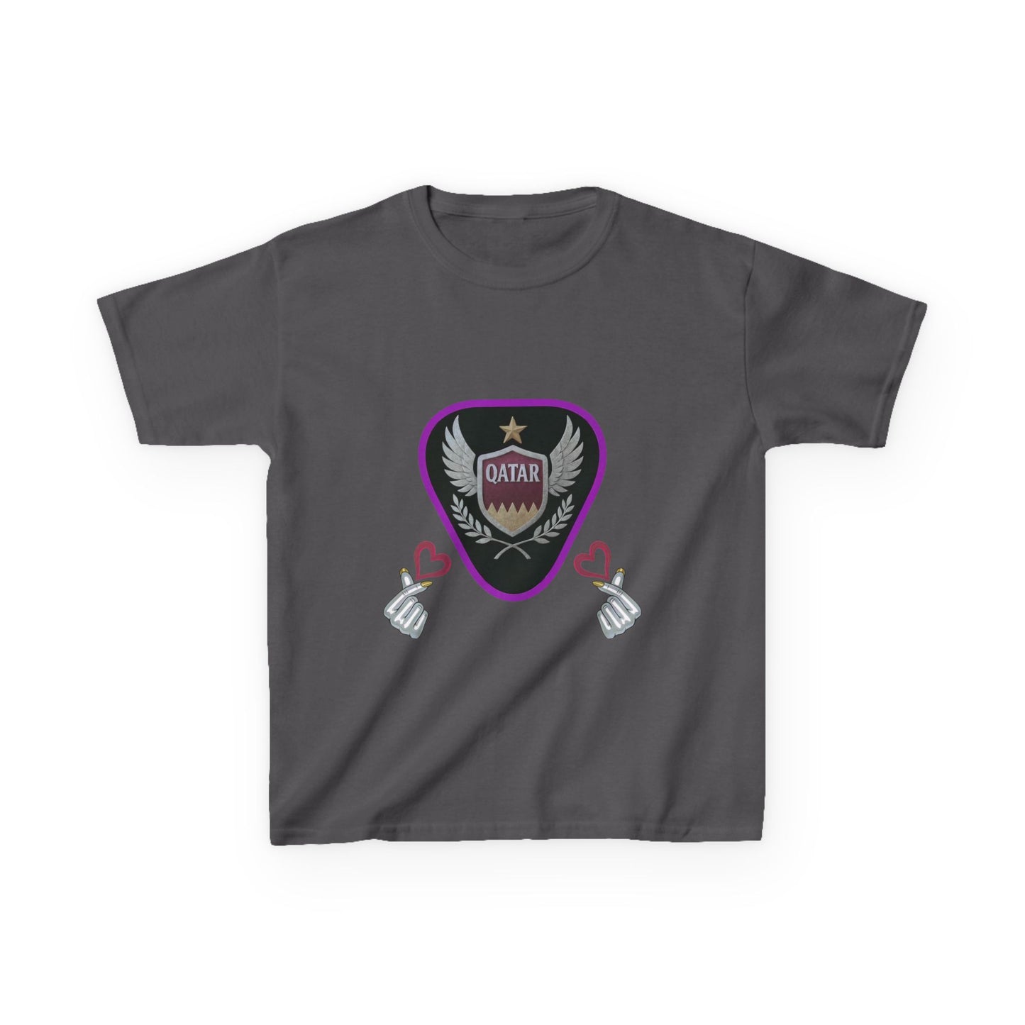 Kids' Fun Graphic Tee, Casual Kids T-Shirt, Cute Kids Top, Qatar Themed Shirt, Gift for Young Fans
