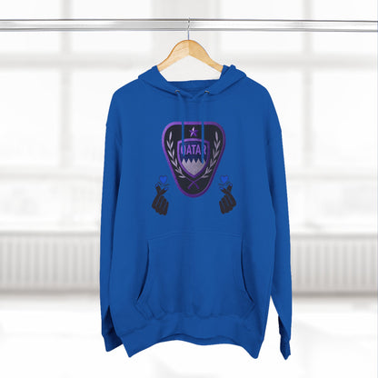 Fleece Hoodie - Qatar Love Design