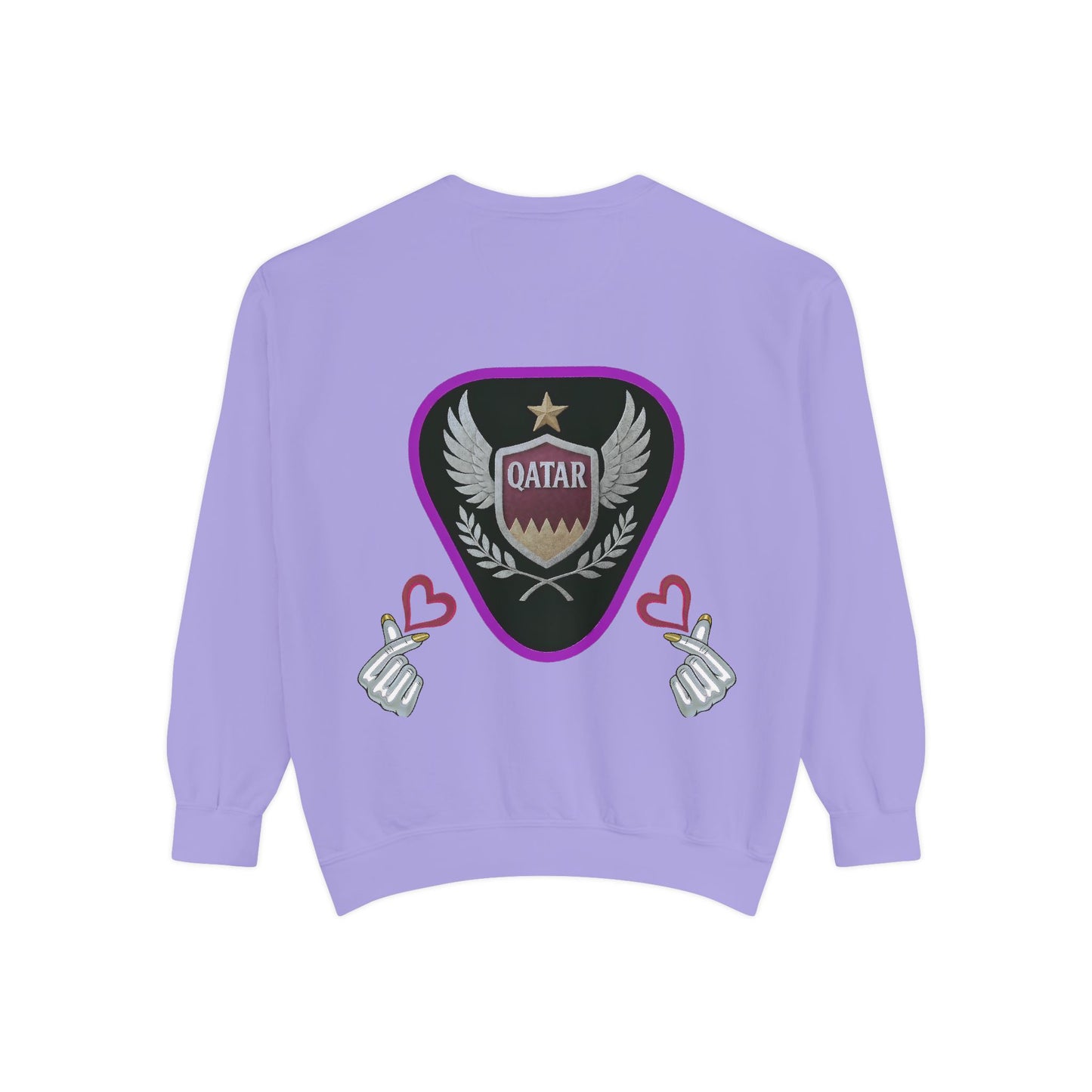 Qatar-Inspired Unisex Sweatshirt, Cozy Gift for Sports Fans, Stylish Casualwear, Travel Apparel, Souvenir from Qatar