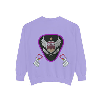 Qatar-Inspired Unisex Sweatshirt, Cozy Gift for Sports Fans, Stylish Casualwear, Travel Apparel, Souvenir from Qatar