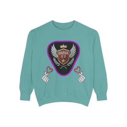 Qatar-Inspired Unisex Sweatshirt, Cozy Gift for Sports Fans, Stylish Casualwear, Travel Apparel, Souvenir from Qatar